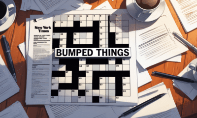 Bumped Things NYT Crossword