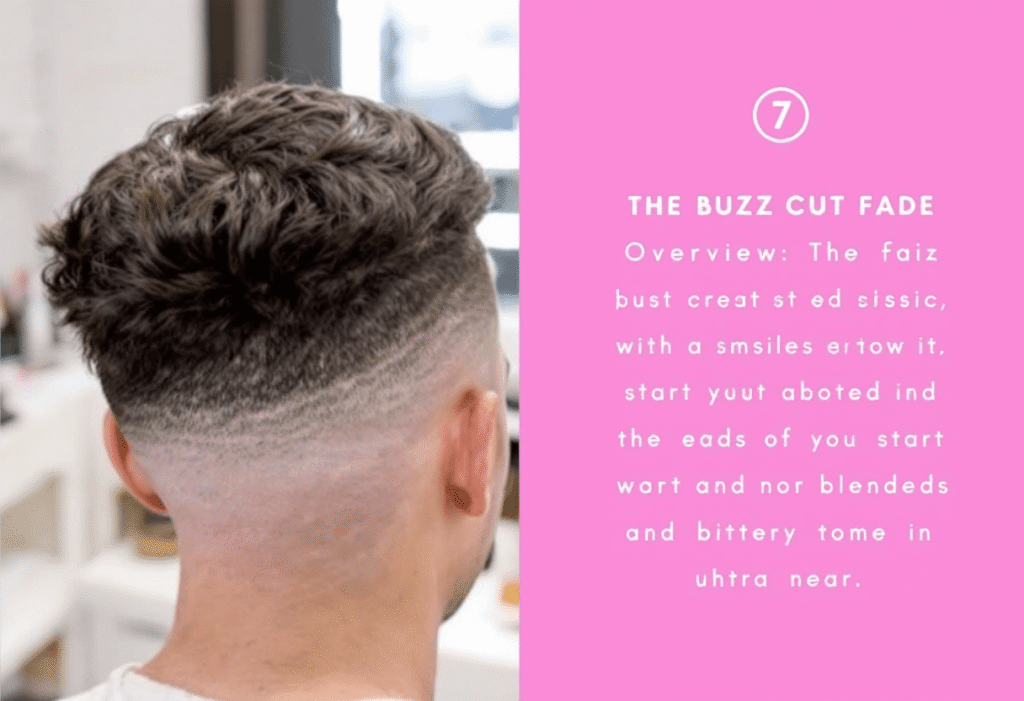 Buzz Cut Fade Haircut