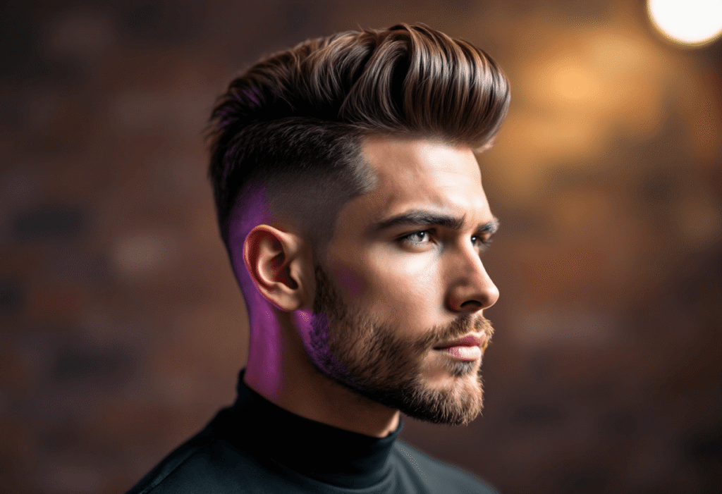 Pompadour Fade Haircut